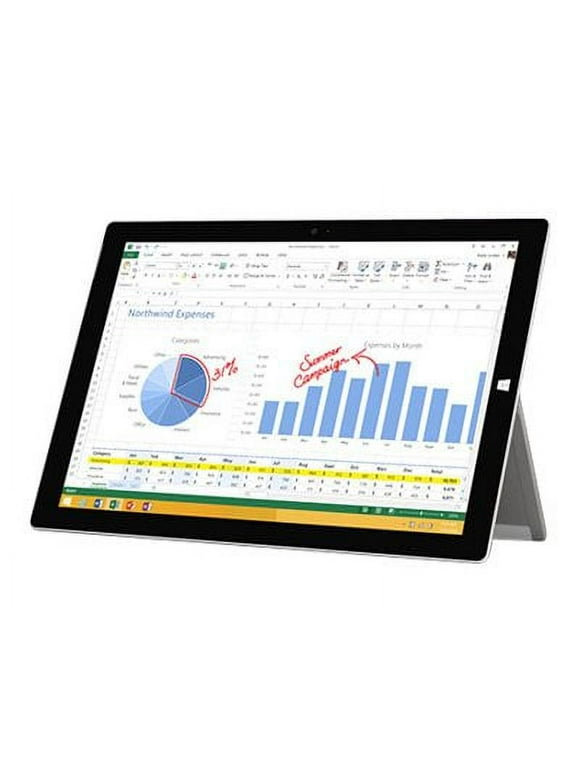 Microsoft Surface 3 - Tablet - Intel Atom x7 - Z8700 / up to 2.4 GHz - Win 8.1 Pro 64-bit - HD Graphics - 4 GB RAM - 64 GB SSD - 10.8" touchscreen 1920 x 1280 (Full HD Plus) - Wi-Fi 5 - commercial