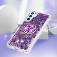 thumbnail image 5 of Funda para Samsung Galaxy A54 5G con Brillo Líquido Flotante, Purpurina, Parachoques y Anillo Giratorio Soporte, 5 of 5