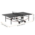 thumbnail image 5 of KFFKFF Table Tennis Set, Pro-Level Ping Pong Experience, Weather-Resistant Aluminum Play Surface for Both Indoor & Outdoor, Easy-to-Move Folding Design with Secure Locking Wheels, 5 of 9