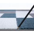 thumbnail image 5 of Concord Global Trading Concord Global Madison Rectangles Area Rug Grey/Blue 6'7"x 9'3" 7' x 9' Living Room, 5 of 5