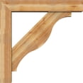 thumbnail image 3 of Ekena Millwork 8"W x 44"D x 44"H Funston Block Rough Sawn Bracket w/ Offset Brace, Western Red Cedar, 3 of 25