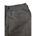 thumbnail image 3 of GANT Men's Espresso Brown Wide Cotton Flannel Trousers Size 34, 3 of 3