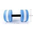 thumbnail image 2 of Aquatic Exercise Dumbbells Weight Foam Dumbbells for Water Fitness Pool Exercises-Blue, 2 of 5