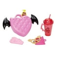 thumbnail image 3 of Monster High Doll, Draculaura with Accessories and Pet Bat, Posable Fashion Doll with Pink and Black Hair, 3 of 3