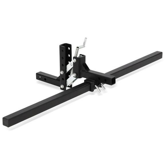 ATV/UTV Manual Implement Lift 1-Point Lift System Fits 2 Inch Receiver for ATV/UTV Tractors and Plow Scarifier, Adjustable Height, 50 Inches, Black