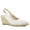 ivory white, variant on Womens Wedge Sandals Espadrilles Closed Toe Slingback Buckle Strap Comfortable Casual Summer Wedges Shoes