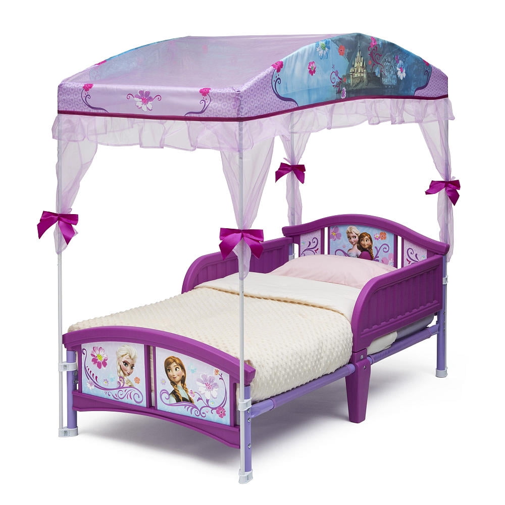 Purple Cribs Beds Disney Frozen Toddler Canopy Bed Toddler Beds