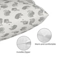 thumbnail image 3 of Naloa Hand Drawn Squirrel Pillow Covers, Throw Pillow Case Cushion Covers,Cushion for Bedroom,Couch,Home-14"x20", 3 of 6