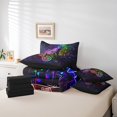 thumbnail image 4 of Motocross Rider Bed in a Bag Queen Comforter Set 7 Piece,Vehicles Dirt Bike Bedding Sets Racing Motorcycle Race Cars Sheet Set with Comforter,Motorbike Extreme Sports Room Decor, 4 of 5