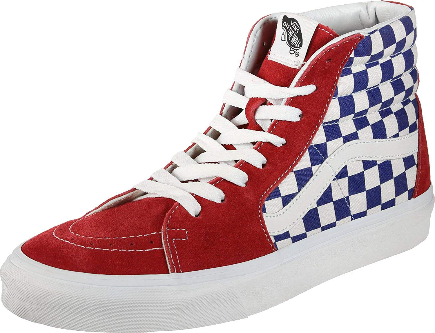 vans blue and red checkered