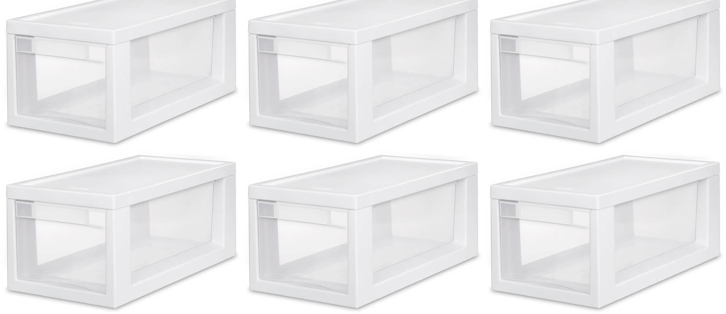 narrow plastic storage