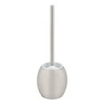 thumbnail image 3 of Stainless Steel Round Toilet Brush and Holder Free Standing Bathroom Cleaning Tool Set, 3 of 7