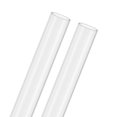 thumbnail image 1 of Tubo de acrílico rígido claro de 2 piezas, 19 mm [0.75"] ID x 23 mm [0.91"] OD, tubo redondo de plástico para sistema de refrigeración de agua/lámparas/fuentes/acuarios [305 mm/12 IN], 1 of 7