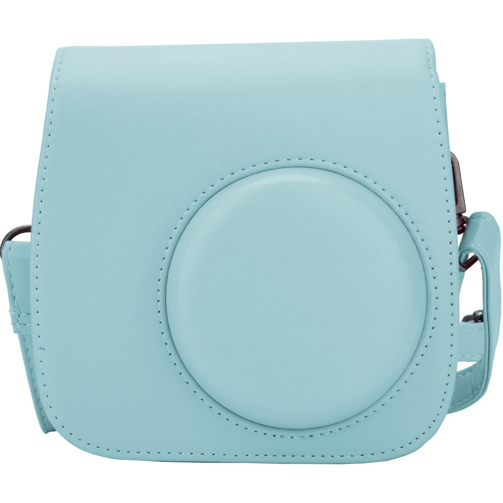 Camera Bag for Fujifilm Instax Mini 8 Mini 9 Travel Camera Bag Housing Bags with Shoulder Strap Vintage PU Leather for Fujifilm Instax Mini 8