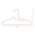 thumbnail image 2 of Unique Bargains Clothes Hangers Plastic Space Saving Hangers for Closet 20 Pcs Pink, 2 of 6