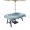 Turquoise Blue, variant on Outdoor Tablecloths with Umbrella Hole & Zipper, Coastal Turtle Blue Round Tablecloth 54 Inch, Summer Beach Nautical Coral Starfish Waterproof Table Cloth, Patio/Pool/Picnic Table Covers