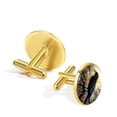 thumbnail image 3 of Crow Elegant Shirt Cufflinks for Men, Made of Stainless Steel, for Formal Attire, 3 of 6