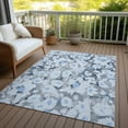 thumbnail image 6 of Addison Rugs Chantille Indoor/Outdoor Transitional Floral Denim Washable Rectangle Rug, 3' x 5', 6 of 6