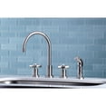 thumbnail image 7 of Kingston Brass Millennium Widespread Kitchen Faucet, Polished Chrome, 7 of 7