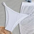 thumbnail image 4 of Staki Bathing Suits for Teens Girls Swimsuits 3 Piece Tankini Bathing Suit Set Cute Bikini Swimwear with Beach Skirt 8-13Y(White,10-11 Years), 4 of 6