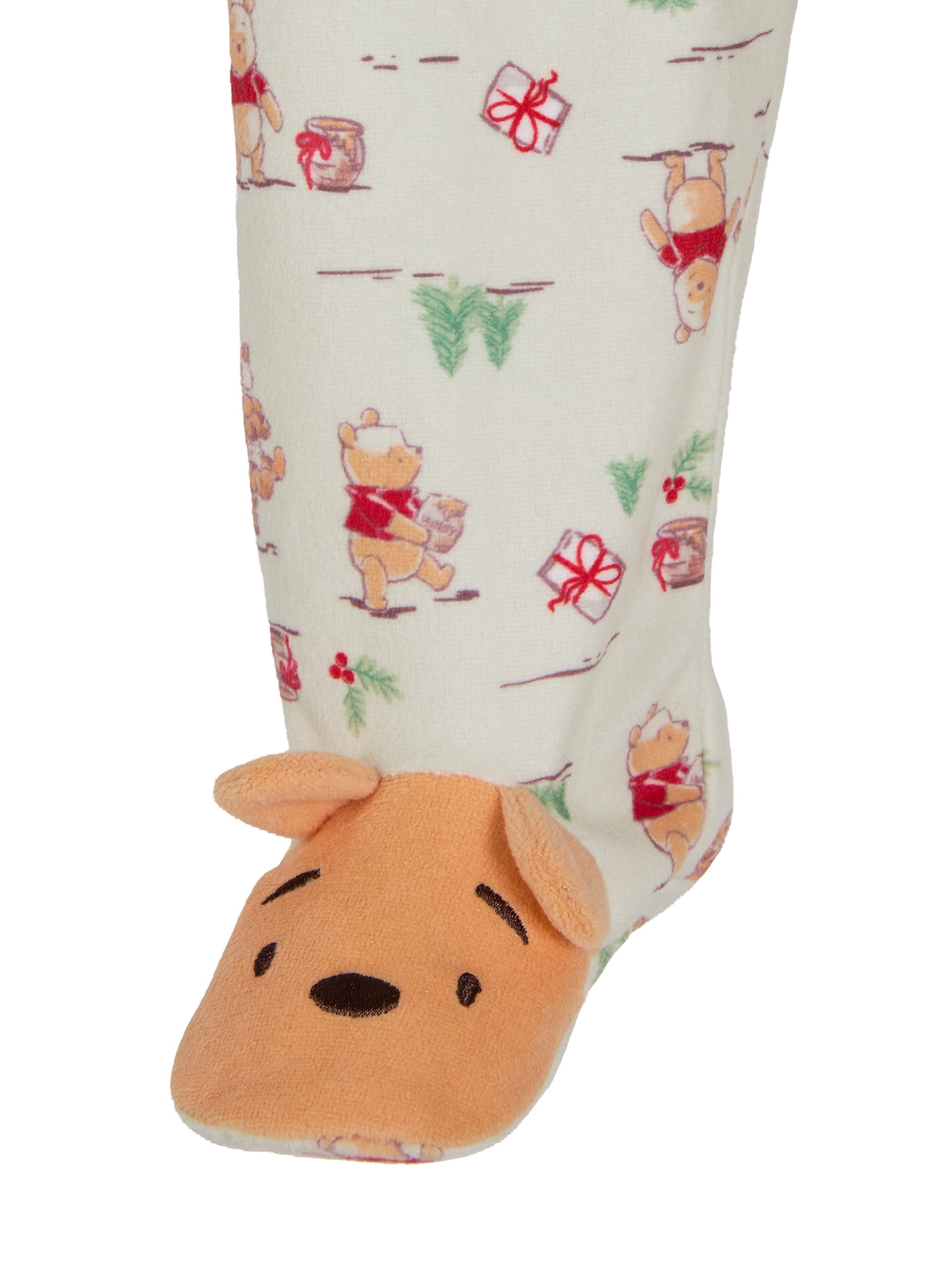 Winnie the Pooh Baby One-Piece Footed Sleep N' Play, Sizes Newborn-9 Months