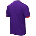 thumbnail image 3 of Men's Colosseum Purple Clemson Tigers Big & Tall Santry Polo, 3 of 3