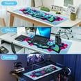 thumbnail image 7 of Gaming Mouse Pad, 31.5x15.7inch Large Extended Mousepad Big Computer Desk mat for Keyboard and Mouse Full Desk Mouse Mat with Non-Slip & Rubber Base, 7 of 7