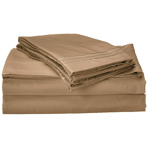 MattRest Luxury Silky-Soft 1800 Series Premium Collection - Wrinkle-Free 4-Piece Bed Sheet Set, Deep Pocket up to 16 inch, King Taupe