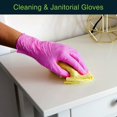thumbnail image 4 of Guantes desechables FifthPulse, fucsia, rosa intenso, nitrilo, 200 unidades, M, 4 of 7