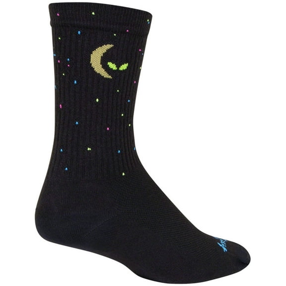 SockGuy Crew Lunalien Socks - 6", Small/Medium