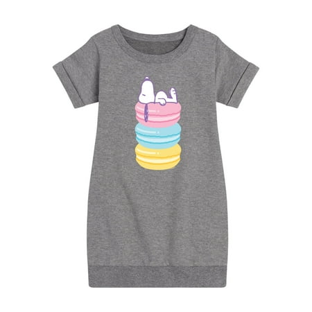 

Peanuts - Snoopy Stacked Macarons - Youth Girls Fleece Dress
