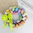 thumbnail image 2 of Biezeib Easter Egg Wreath for Front Door Artificial Wreath Easter Decor for Indoor Outdoor Porch, 2 of 6