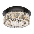 thumbnail image 3 of Monroe 12 inch LED single flush mount in black, 3 of 7