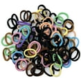 thumbnail image 6 of 120Pcs Hair Ties, Seamless Cotton Hair Bands Ponytail Holders Hair Accessories for Women Girls, No Damage for Thick Hair ( Multi-color ), 6 of 7