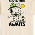 thumbnail image 3 of Peanuts - Adventure Awaits - Men's Short Sleeve Graphic T-Shirt, 3 of 6
