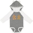 thumbnail image 3 of Inktastic Twin Gingerbread Boy and Girl Co Boys or Girls Long Sleeve Baby Bodysuit, 3 of 5