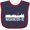 Navy and Red, variant on Inktastic Washington Dc Skyline Cities Boys or Girls Baby Bib