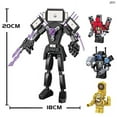 thumbnail image 2 of Toilet Man Game Building Blocks Toy Set,Titan Speaker Man/TV Man/Camera Man/Super Monitor Toys,Clock Man and Drill Man Toys Action Figures,Birthday Gifts for Boys and Fans, 2 of 15