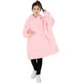 thumbnail image 2 of Comfty Blanket Hoodie Flannel Sherpa Fleece Blanket for Teen Girls Boys, 2 of 7