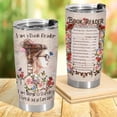thumbnail image 3 of Book Gifts for Book Lovers, I Am A Book Reader Tumbler with Lid 20 oz Stainless Steel, Book Coffee Mug, Birthday Gifts for Bookworm, 3 of 6