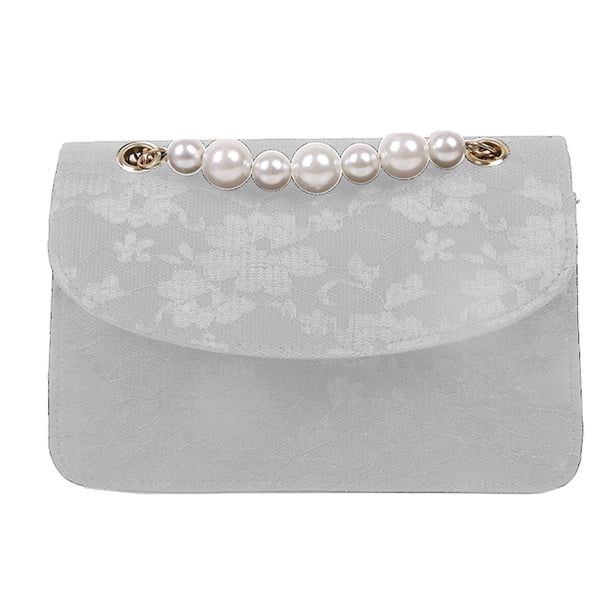 Nuevo bolso bolso de mano con perlas a la moda para mujer, bolso de hombro tipo bandolera con cadena