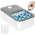 thumbnail image 1 of Laundry Pod Container with Slide Lid, Laundry Detergent Container with a Measuring Cup, Large Capacity Laundry Pod Holder, Laundry Powder Container for Laundry Room Organization, 1 of 5