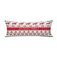 thumbnail image 1 of ABPHQTO Joyeux Noel Card Scandynavian Patrón de Navidad Fundas de almohada Funda de almohada Funda de almohada 50x150 cm, 1 of 1
