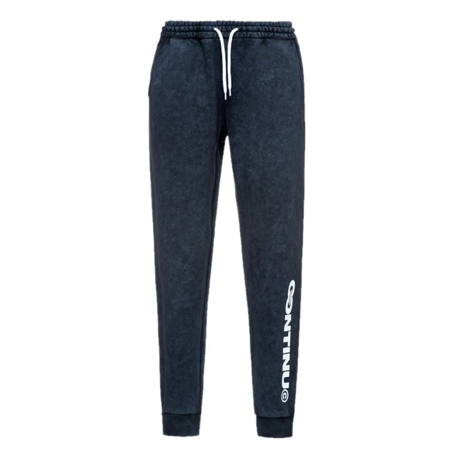 Hype - Pantalón de Chándal Acid Wash Diseño Continu8 para Adultos Unisex (Negro)