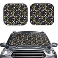 thumbnail image 2 of Sikiie Snake And Flower Print Foldable Car Windshield Sun Visor, Car Window Sunshade Suitable for Sedan, SUV and Truck Car Accessories-Large, 2 of 6