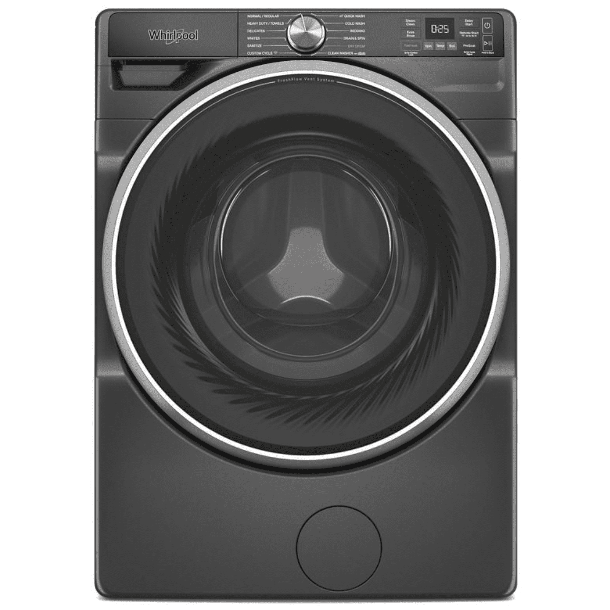 Whirlpool WFW6720RU 27-Inch 5.0 cu. ft. Smart Front Load Washer, White