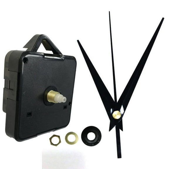 Clockwork Precision, Quartz Wall Clock Mechanism, DIY Clock Movement for Continuous Sweep Silent Running, Ideal for Frameless 3D Wall Clock Repair and Replacement Projects,
