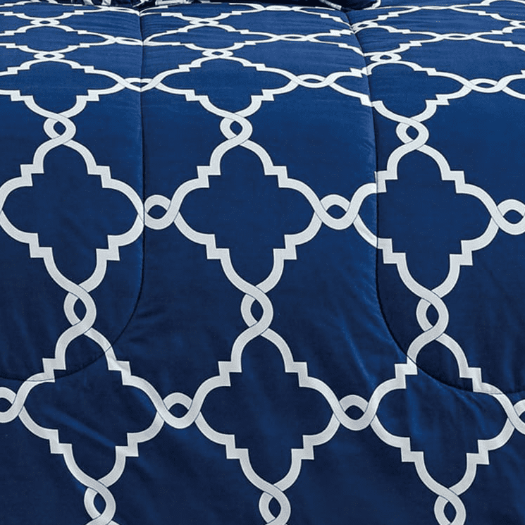 Quatrefoil Navy