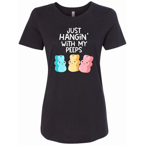 Inktastic Easter Hangin' with My Peeps Women's T-Shirt