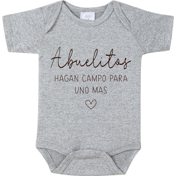 Body BIBIBLISSBABY 0-3 meses Gris Mezcla - Anuncio de Embarazo